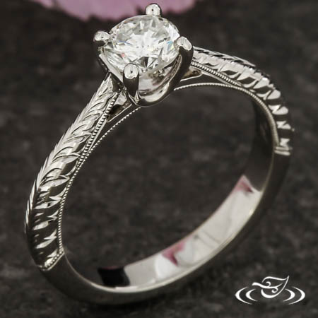Vintage-Inspired Solitaire Ring