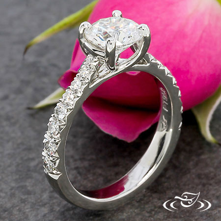 Platinum Trellis Engagement Ring