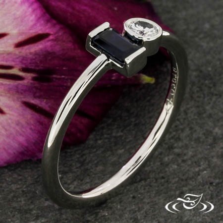 Toi Et Moi Diamond And Sapphire Ring 