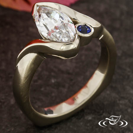 Wrap Set Marquise Ring
