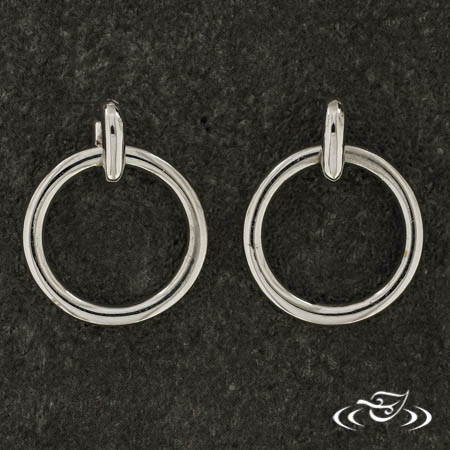 Dangle Circle Earrings