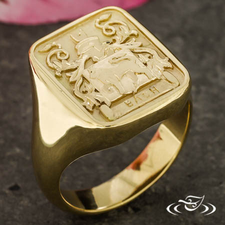 Family Crest Signet Ring