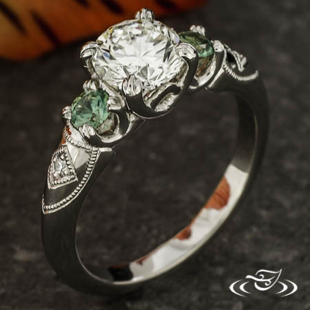 Three Stone Engagement Ring