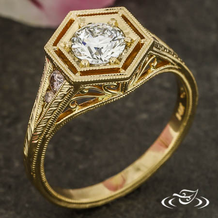 Champagne Diamond Ring