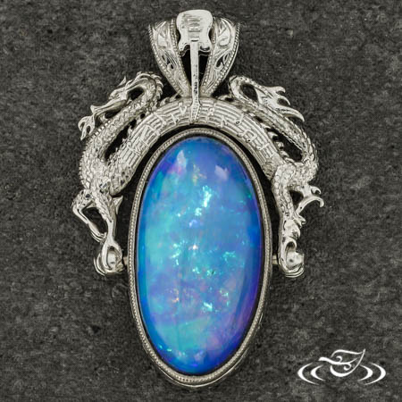 Musical Dragon Opal Pendant