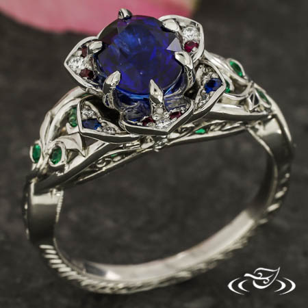 Floral Filigree Ring