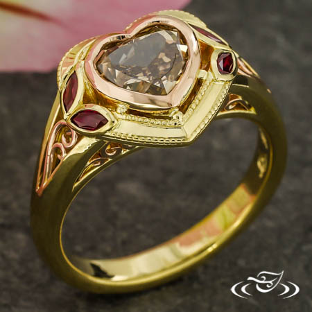 Heart Diamond Ring