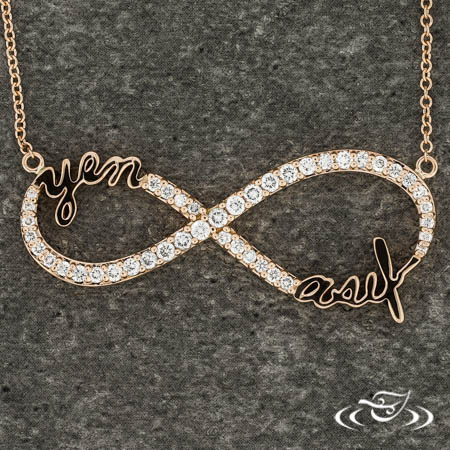 Personalized Infinity Pendant 
