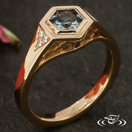 Mountain Gallery Engagement Ring