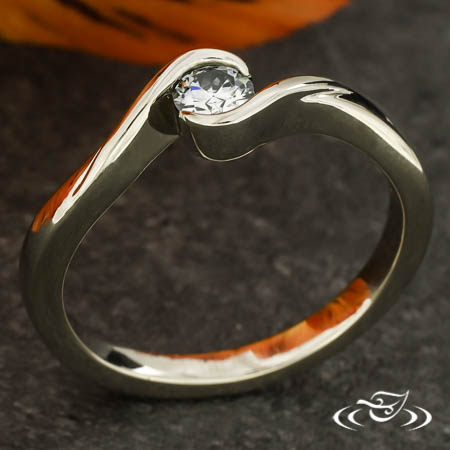 Wrap Style Engagement Ring