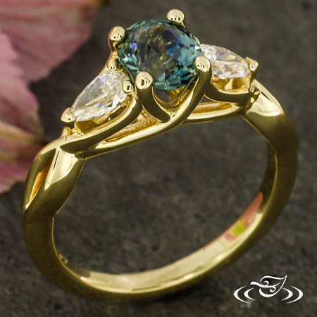 Sapphire Three Stone