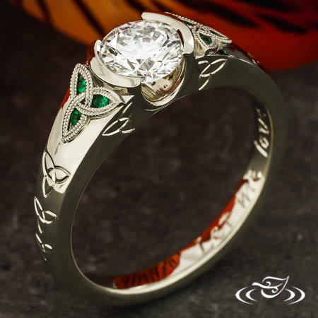 Trinity Knot Engagement Ring