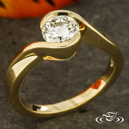 Wrap Style Engagement Ring