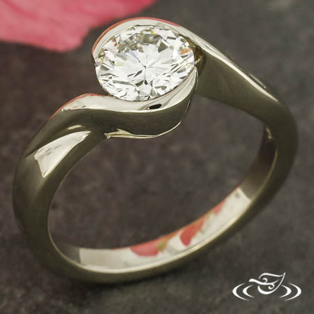Bypass Wrap Engagement Ring