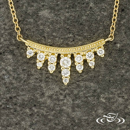 Diamond Bar Necklace