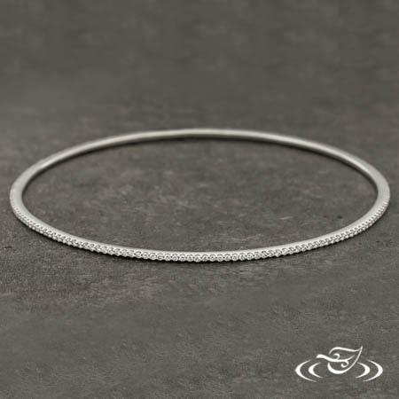 Lab Diamond Bangle Bracelet 