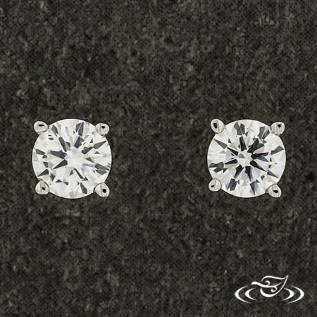 Lab Diamond Stud Earrings .50Ctw