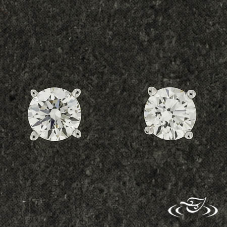 Lab Diamond Stud Earrings .50Ctw