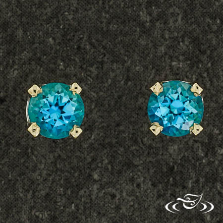 Topaz Stud Earrings