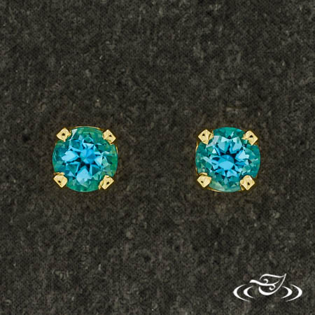 Topaz Stud Earrings