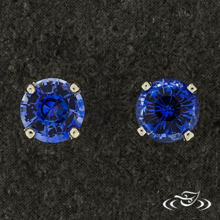  5Mm Sapphire Stud Earrings