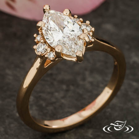 Rose Gold Marquise Ring