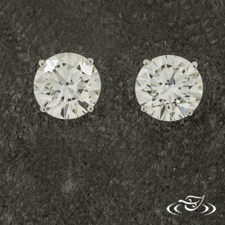 14Kw 5.00Ctw HIJ SI+ Lab Diamond Studs