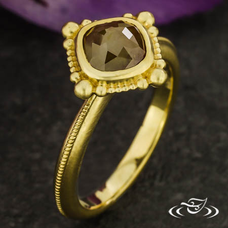 Etruscan Rustic Engagement Ring