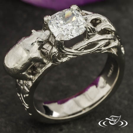 Bear & Branches Ring