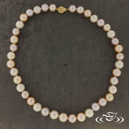 18" Multicolor Freshwater Pearl Necklace