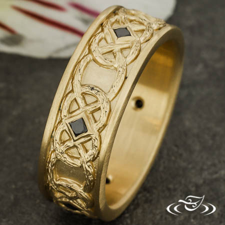 Rustic Celtic Knot Band