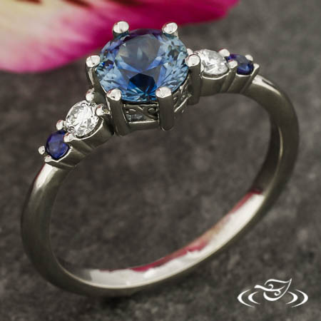 Five Stone Sapphire Ring