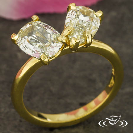 Custom "Toi Et Moi" Ring