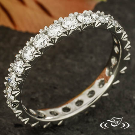 PT French Pave Eternity Band