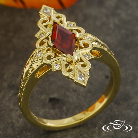 Gothic Inspired Engagement Ring