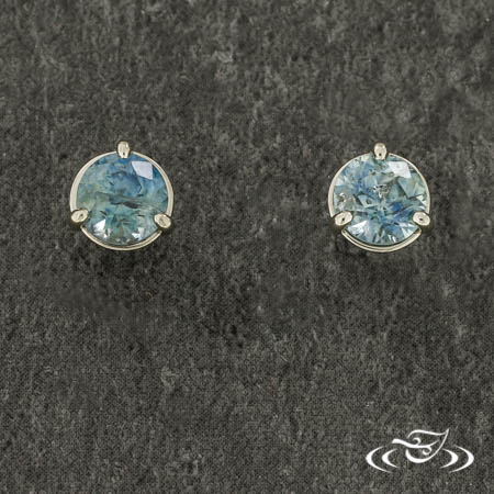 Montana Sapphire Stud Earrings