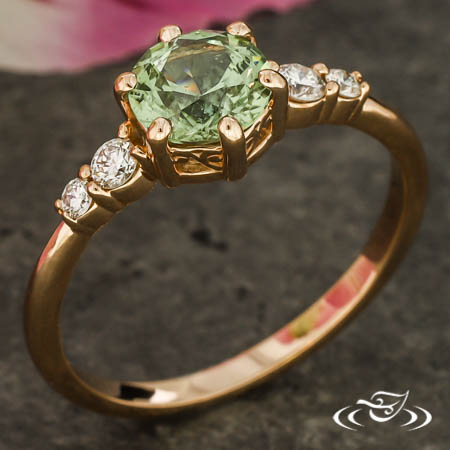 Montana Sapphire And Diamond Ring