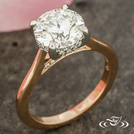 Two Tone Engagement Ring