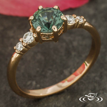 Montana Sapphire And Diamond Ring