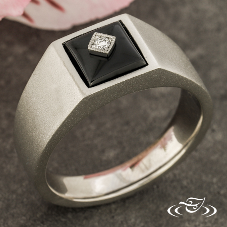 Onyx Wedding Ring