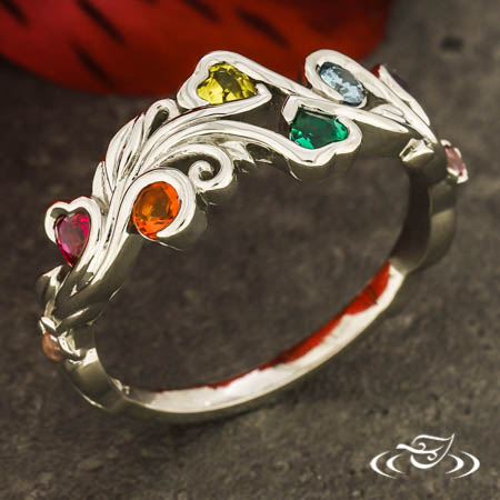 Vine And Flower Pride Ring