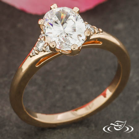 Oval Accented Solitaire