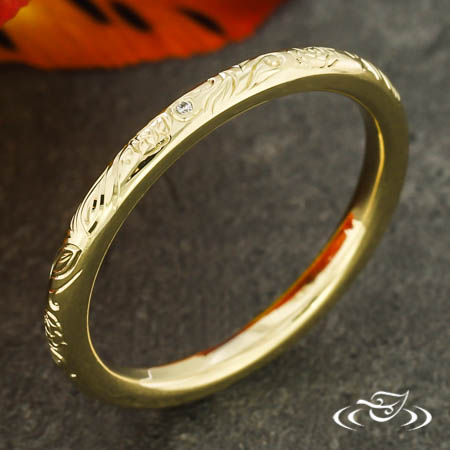 Engraved Wedding Band