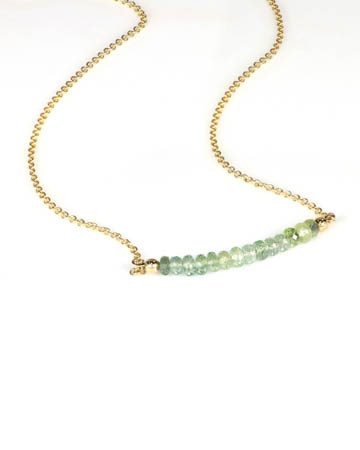 Montana Sapphire Bar Necklace