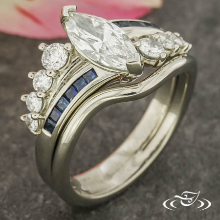 Custom White Gold Engagement Ring