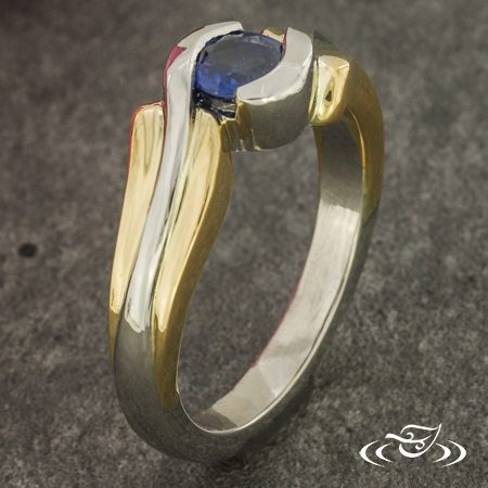 Custom Blue Sapphire Ring