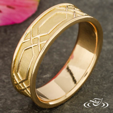 Geometric Twist Pattern Band