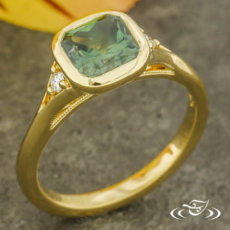 Montana Sapphire Engagement Ring