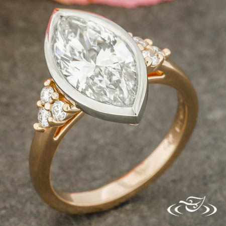 Custom Marquise Engagement Ring