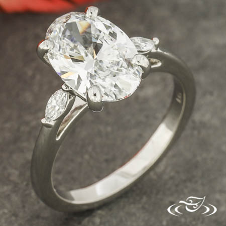 Oval Accented Solitiare 